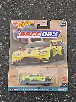 Hot Wheels 2023 Car Culture Race Day Aston Martin Vantage GTE 1/64 Diecast Car • $10.59