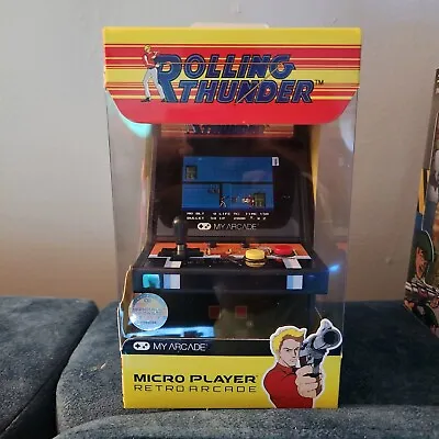 My Arcade Rolling Thunder Micro Player - 6.75 Inch Mini Retro Arcade Machine • $39
