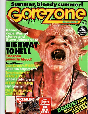 $9.99 • Buy Gorezone # 15 (Highway To Hell Cover) 