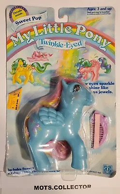 My Little Pony Twinkle-Eyed SWEET POP Vintage 1986 New MOC Mint Sealed Card RARE • $279.99