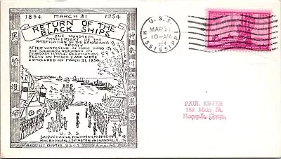 3.31.1954 - Return Of The Back Ships - USS Mississippi - F39273 • $7.99