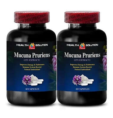 Muscle Booster - MUCUNA PRURIENS VELVET BEANS - T-Booster For Man 2 Botttles • $39.75