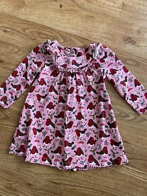 Baby Boden/Mini Boden Pink Birdie Tunic/Dress 6-9 Months • $11.95