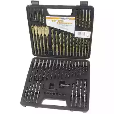 Brüder Mannesmann 60 Piece Drill Bit Set With Case Garage Workshop Steel 59860 V • £36.99