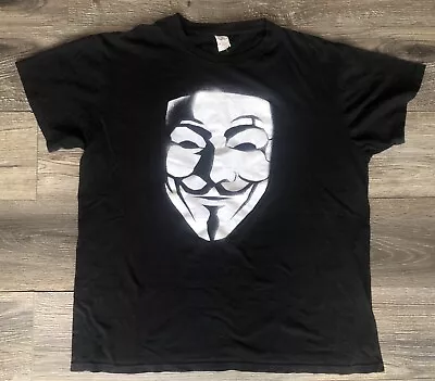 $20 • Buy V For Vendetta DC Comics Guy Fawkes Vintage Men Sz XL