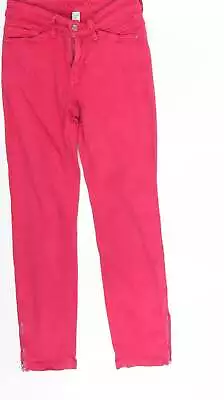 Dream Jeans By Mac Womens Pink Cotton Skinny Jeans Size 26 In L26 In Slim Zip • £7.75
