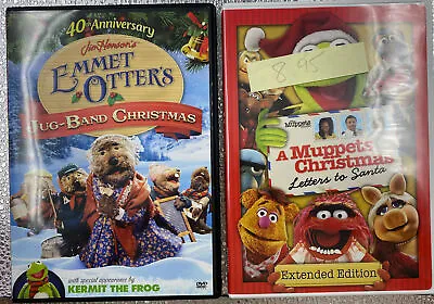 The Muppets DVD Bundle: Emmet Otters Jug-Band Christmas & A Muppet’s Christmas • $9.37
