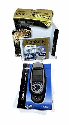 Magellan Meridian Gold / Marine Handheld GPS Receiver CD Map Bundle • $34.95