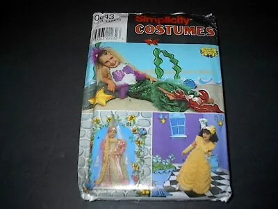 Simplicity Pattern 8328 Girls' Adorable Mermaid / Princess Costume  3 ~ 8  Uncut • $5.75