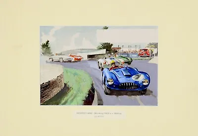 Vintage Le Mans 1953 Sport Car Racing Ferrari Print Poster Wall Art Picture A4+ • £4.89