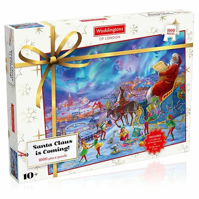 Waddington's Santa Claus Christmas Jigsaw Puzzle 1000 Pieces • $17.92