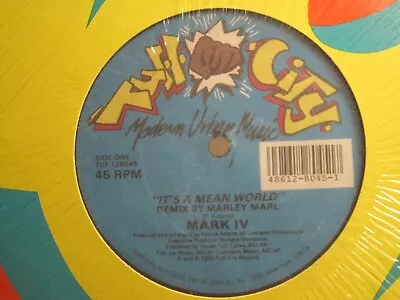 Mark Iv It's A Mean World 12  Og '88 Tuff City Tuf-128045 Marley Marl Vg Shrink! • $3.99