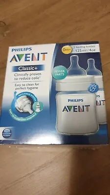 $15 • Buy Philips Avent Classic+ 125ml / 4oz Bottles And Newborn 0m+ Teats Twin Pack