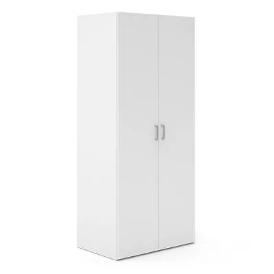 £209.99 • Buy Wardrobe White 2 3 Doors  175cm Heigh Bedroom Furniture Space