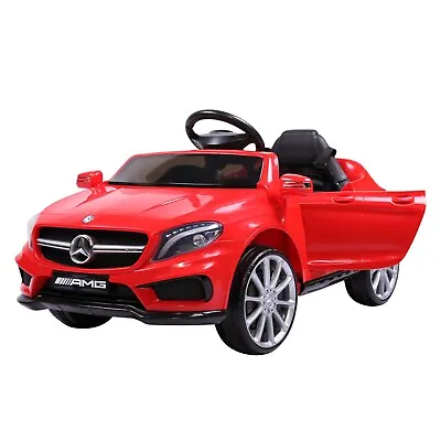 TOBBI Kids Ride On Car Mercedes-Benz Licensed Electric Toy W/RC For Children Red • $173.32