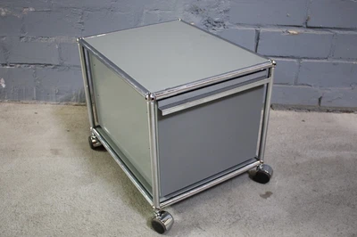USM Haller Container Shelf Rolling Container Cube Drawer Extract Medium Gray • £437.25