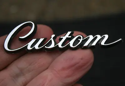 Mopar Chrysler CUSTOM Chrome Metal Script Emblem Badge - 279511249A • $9
