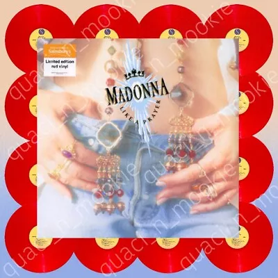 Brand New Still Sealed Le Red Vinyl Madonna Like A Prayer Lp Sainsbury’s • $195