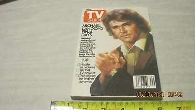 TV Guide July 20-26 1991 Michael Landon  (Used) • $6.99