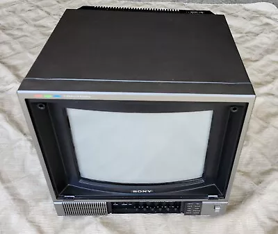 Sony PVM-1271Q Trinitron 12  Color Video Monitor Audio CRT Retro Gaming TESTED • $295