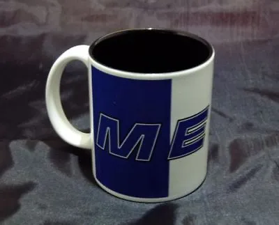 Reproduction Vintage Blue MERC Snowmobile Logo Coffee Mug (044) • $12