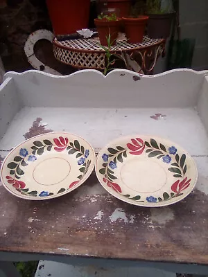 £14 • Buy Vintage Spongeware Plates