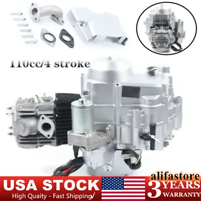 110CC 4Stroke Electric Start Auto Engine Motor For ATV GO Kart Taotao 308-999003 • $189.05