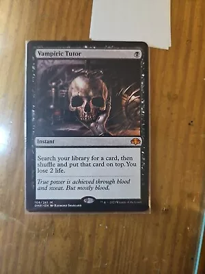 MTG Vampiric Tutor Dominaria Remastered 108/261 Regular Mythic • $25