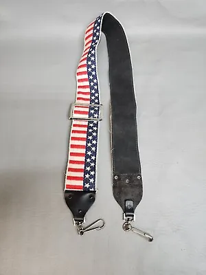 Vintage Hippie Camera Strap USA American Flag • $24.95