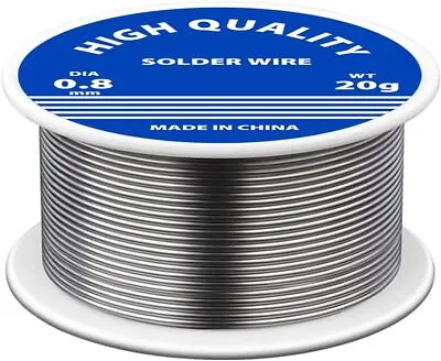 0.8mm Solder Wire Lead Free Soldering Wire With Rosin Core Solder Tin Wire For  • £6.05