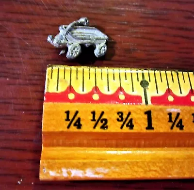 Unique Vintage Radio Flyer Wagon Silver Metal Lapel Pin World's Trade Show 1933 • £48.61