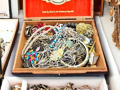 Vintage To Mod Jewelry Lot Signed Trifari Avon Sarah Cov All Wearable In Box Vtg • $44.80