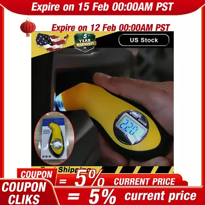 LCD Digital Tire Pressure Gauge Handy Air Gauge For Car Truck Motorcycle Bicycle • $4.49