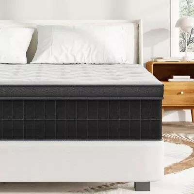 10 12 14  Gel Memory Foam Mattress Luxury Hybrid Spring Twin Full Queen King • $248.23