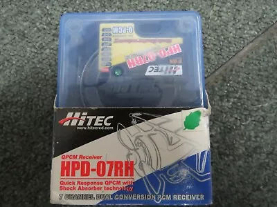 Hitec Qpcm Receiver Hpd-07rh 7 Channel Dual Conversion Pcm Receiver   • $114.39