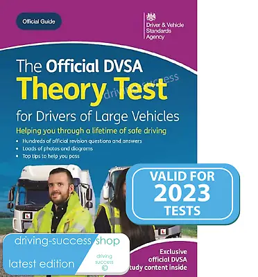 £15.50 • Buy DVSA THEORY TEST Q&A BOOK For LGV And BUS DRIVERS LGV / PCV / HGV 2023 Tests