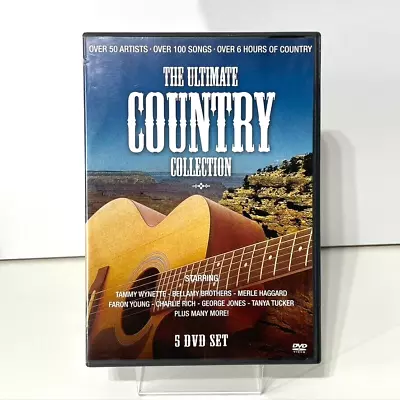 The Ultimate Country Collection 5 DVD Box Set Over 50 Artists & Over 100 Songs • £9.99