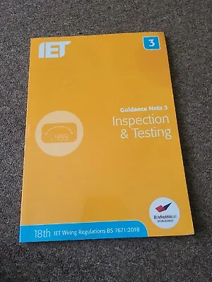 £15 • Buy Inspection & Testing By The Institution Of Engineering And Technology(Paperback)