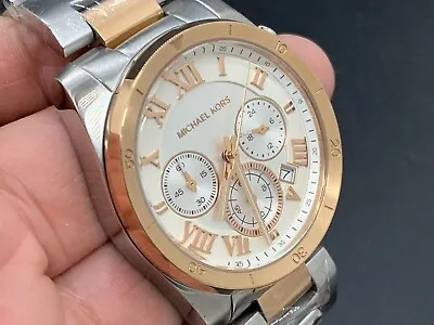 Michael Kors Mk-6368 Chronograph Date S/s Quartz Women's Watch • $54.99