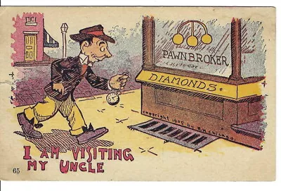 £11.92 • Buy CB-099 I Am Visiting My Uncle Pawn Broker Comic Divided Back Postcard Watch
