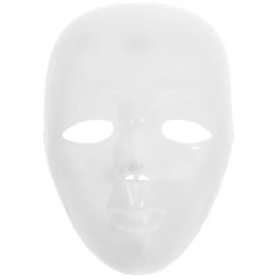  Masquerade Supplies White Mask To Decorate Makeup Costume Props • £7.78