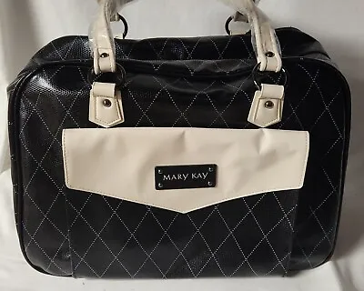 New Mary Kay Black Consultant Cosmetic Travel Luggage Tote Bag With Insert • $28.99