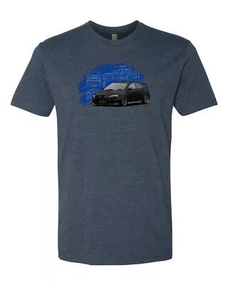 Blue Print Evo X Shirt Soft *SUPER Soft 60/40 Blend T Shirt JDM Car • $23.99