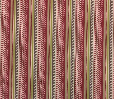P Kaufmann Irving Raspberry D4063 Red Pink Stripe Multiuse Fabric By The Yard • $8.99