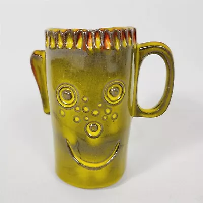 Vintage Pacific Stoneware People Lover Yellow Ceramic Mug Jean Ellsworth - 5.5  • $39.95