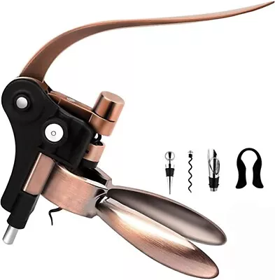 Holleringlan Rabbit Wine Bottle Opener Corkscrew Kit Set With Foil Cutter & More • $24