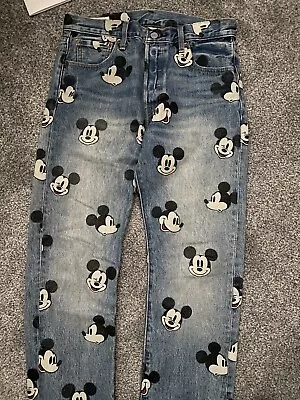 Levi’s 501 Disney X Mickey Mouse Collector Jeans Size 30x30. • $200