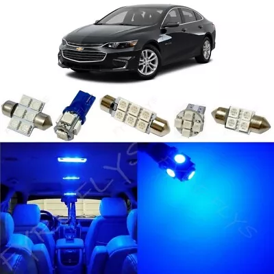 12x Blue LED Lights Interior Package Kit 2016-2018 2019 2020 Chevy Malibu +Tool • $15.99