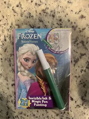 Disney Frozen Sisters Forever Invisible Ink &Magic Pen Painting2-1. Brand New!! • $8.45