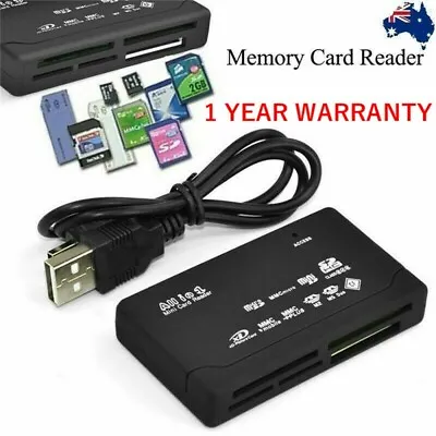 USB 2.0 All In One Multi Memory Card Reader TF MS M2 CF XD Micro • $7.98